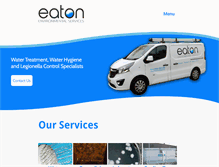 Tablet Screenshot of eatonenvironmental.co.uk